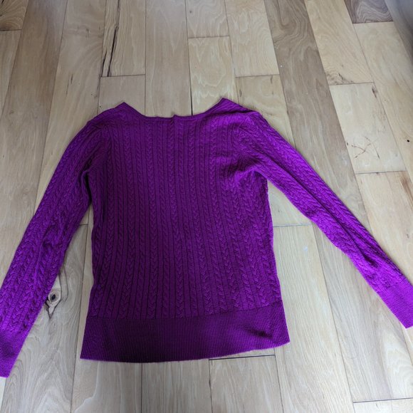 Ribbed V-Neck Sweater - Picture 2 of 3